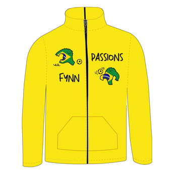 Sweatshirt mit doppeltem Reißverschluss "Brasilien"